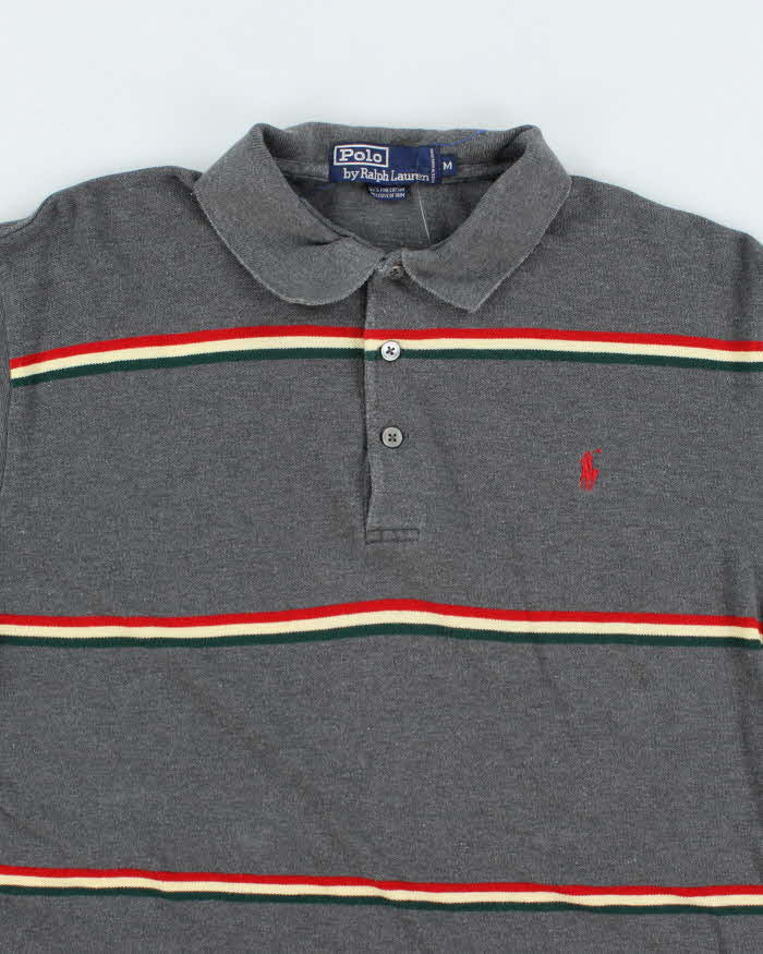 Vintage 2000's Ralph Lauren Striped Polo Shirt - M