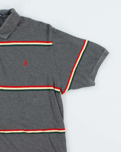 Vintage 2000's Ralph Lauren Striped Polo Shirt - M