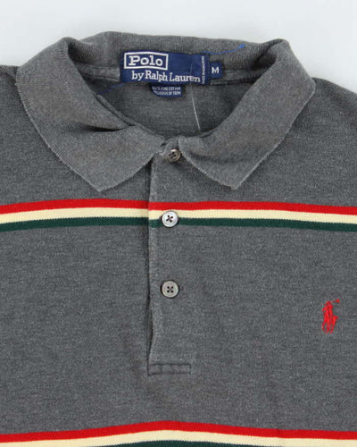 Vintage 2000's Ralph Lauren Striped Polo Shirt - M