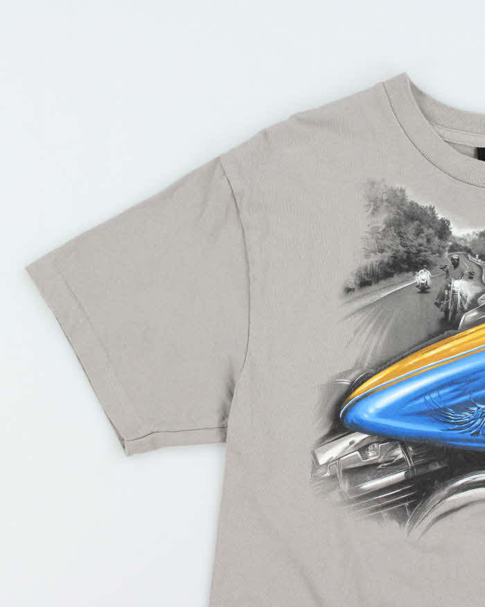 Vintage 2000's Harley Davidson Motorbike Graphic T-Shirt - L