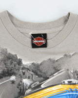 Vintage 2000's Harley Davidson Motorbike Graphic T-Shirt - L