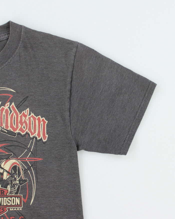 Vintage Y2K Harley Davidson Motorbike Graphic T-Shirt - S