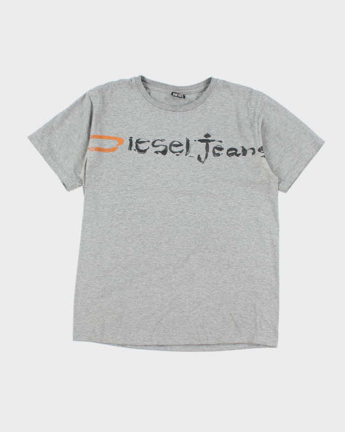 Vintage 2000's Diesel Spell Out Graphic T-Shirt - S
