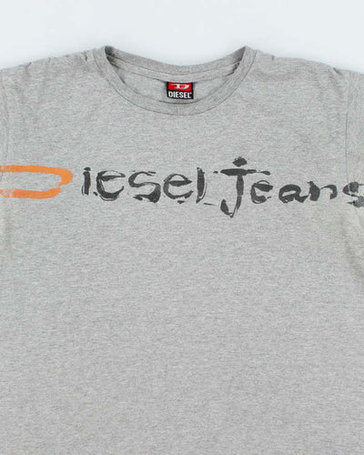 Vintage 2000's Diesel Spell Out Graphic T-Shirt - S