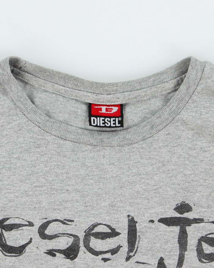 Vintage 2000's Diesel Spell Out Graphic T-Shirt - S