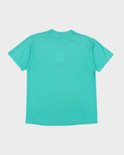 Vintage 80's Miami Beach Vice Graphic Single Stitch T-Shirt - L