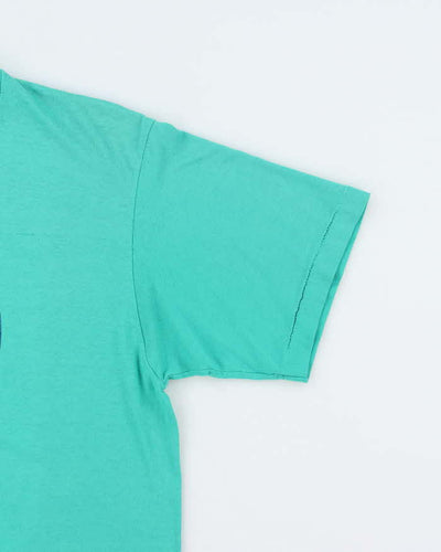 Vintage 80's Miami Beach Vice Graphic Single Stitch T-Shirt - L