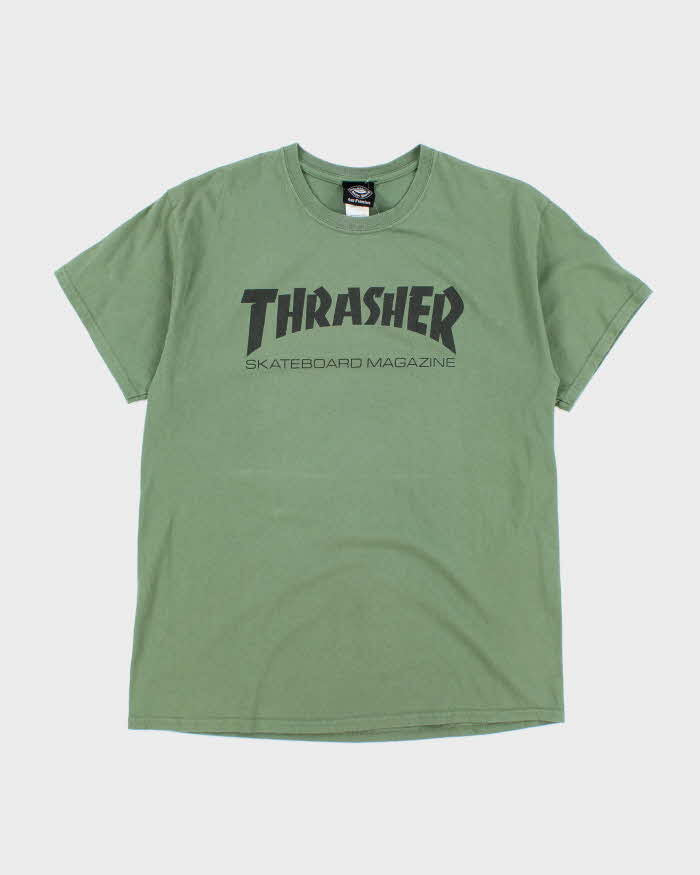 Vintage Thrasher Spell Out Graphic T-Shirt - L