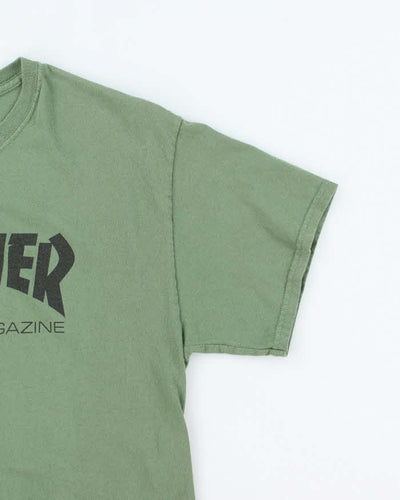 Vintage Thrasher Spell Out Graphic T-Shirt - L