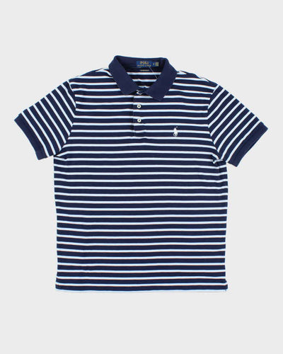 Vintage 2000's Ralph Lauren Striped Polo Shirt - M