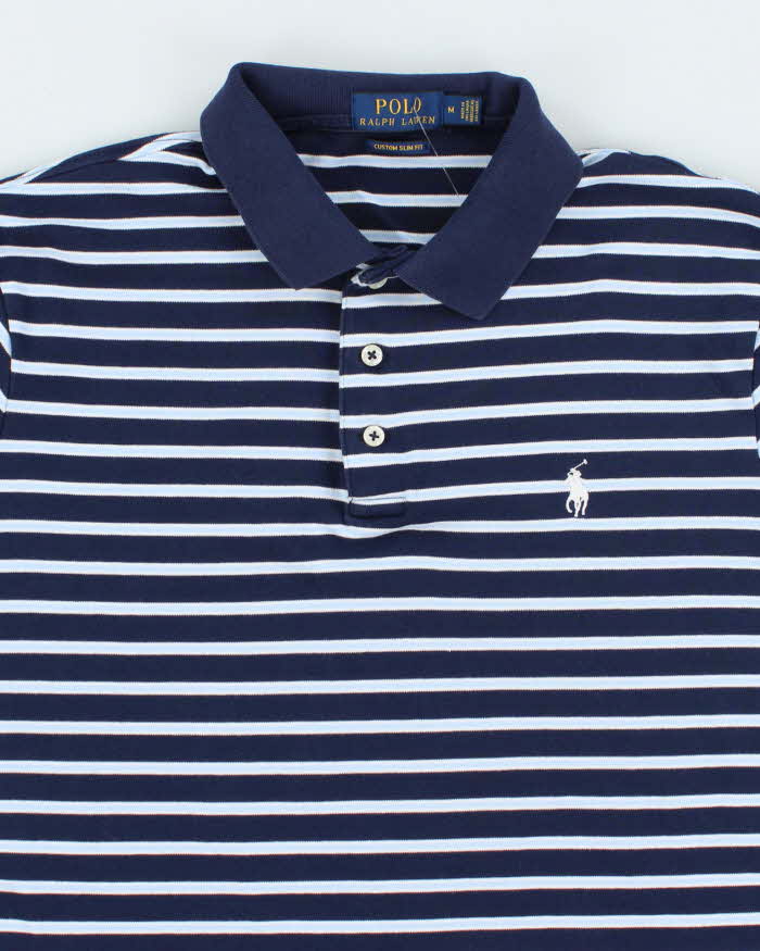 Vintage 2000's Ralph Lauren Striped Polo Shirt - M