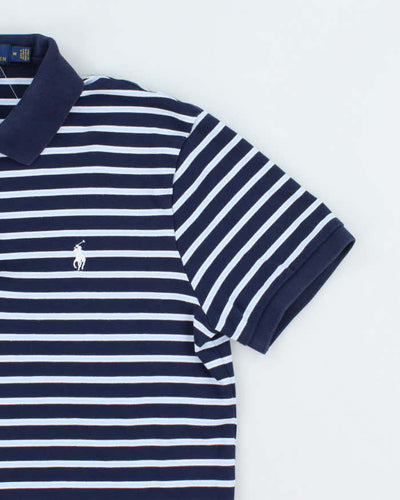 Vintage 2000's Ralph Lauren Striped Polo Shirt - M
