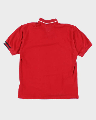 Vintage Y2K Tommy Hilfiger Embroidered Logo Polo Shirt - L