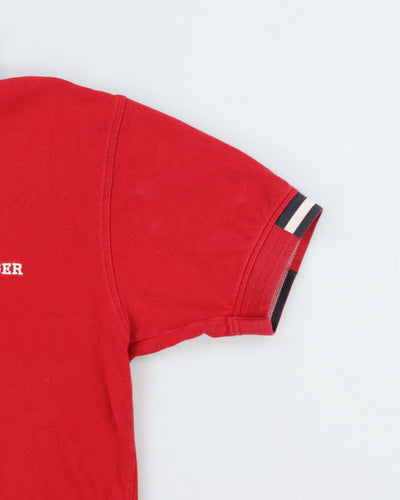 Vintage Y2K Tommy Hilfiger Embroidered Logo Polo Shirt - L