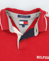 Vintage Y2K Tommy Hilfiger Embroidered Logo Polo Shirt - L