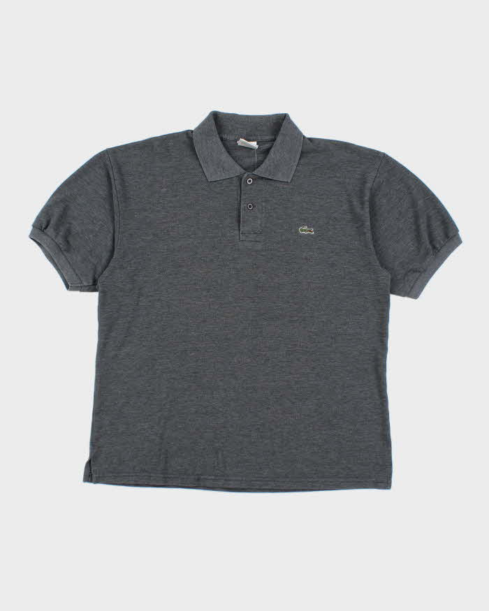 Vintage Lacoste Small Croc Grey Polo Shirt - L
