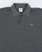 Vintage Lacoste Small Croc Grey Polo Shirt - L