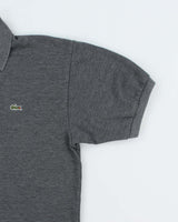Vintage Lacoste Small Croc Grey Polo Shirt - L