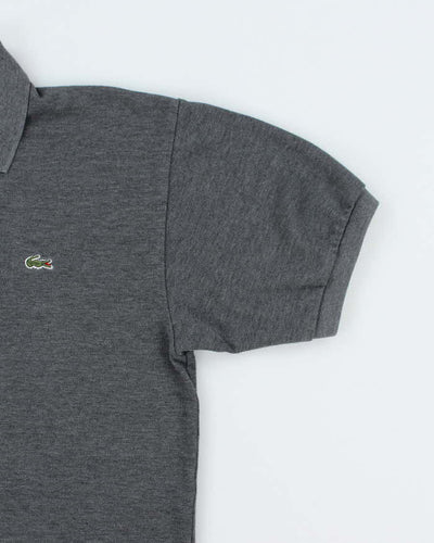 Vintage Lacoste Small Croc Grey Polo Shirt - L