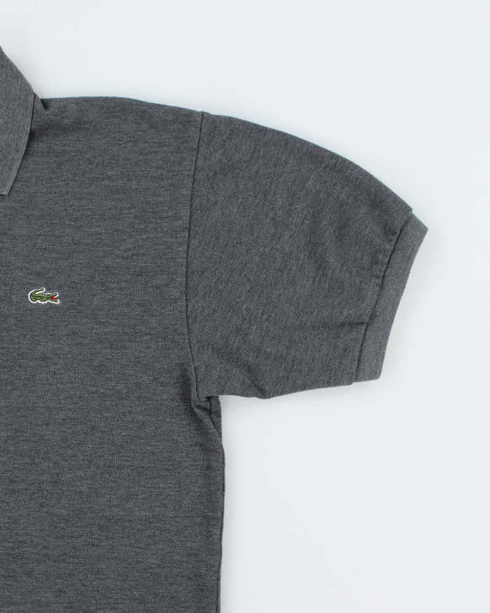 Vintage Lacoste Small Croc Grey Polo Shirt - L