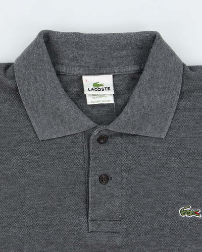 Vintage Lacoste Small Croc Grey Polo Shirt - L