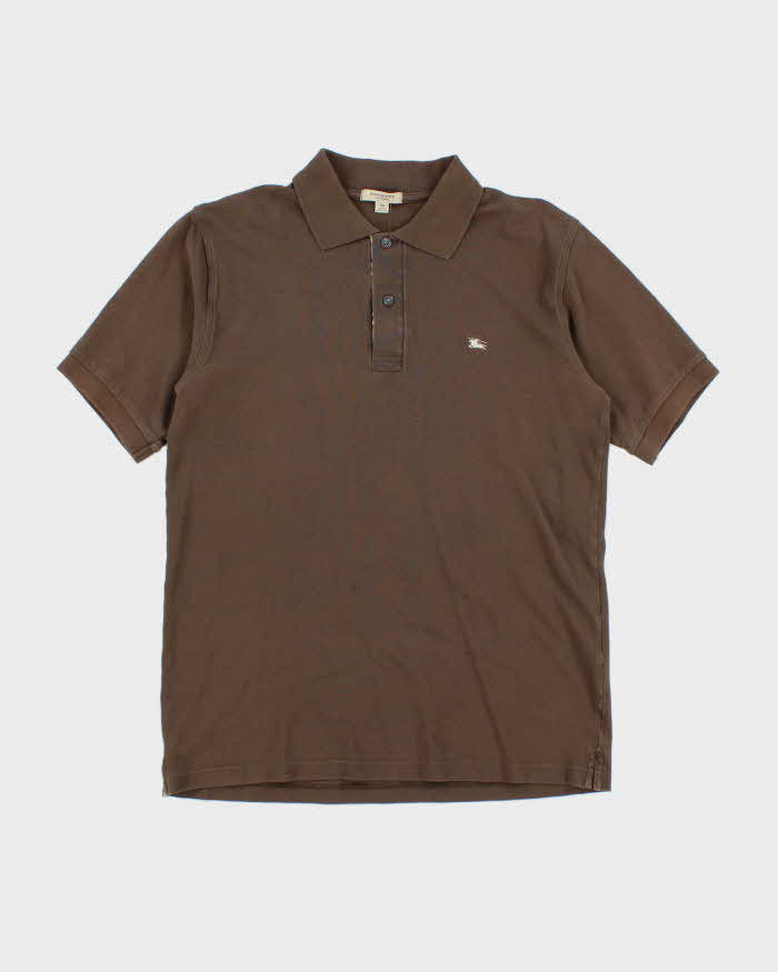 Vintage 2000's Burberry Small Logo Polo Shirt - XS