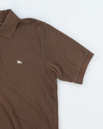 Vintage 2000's Burberry Small Logo Polo Shirt - XS