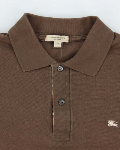 Vintage 2000's Burberry Small Logo Polo Shirt - XS