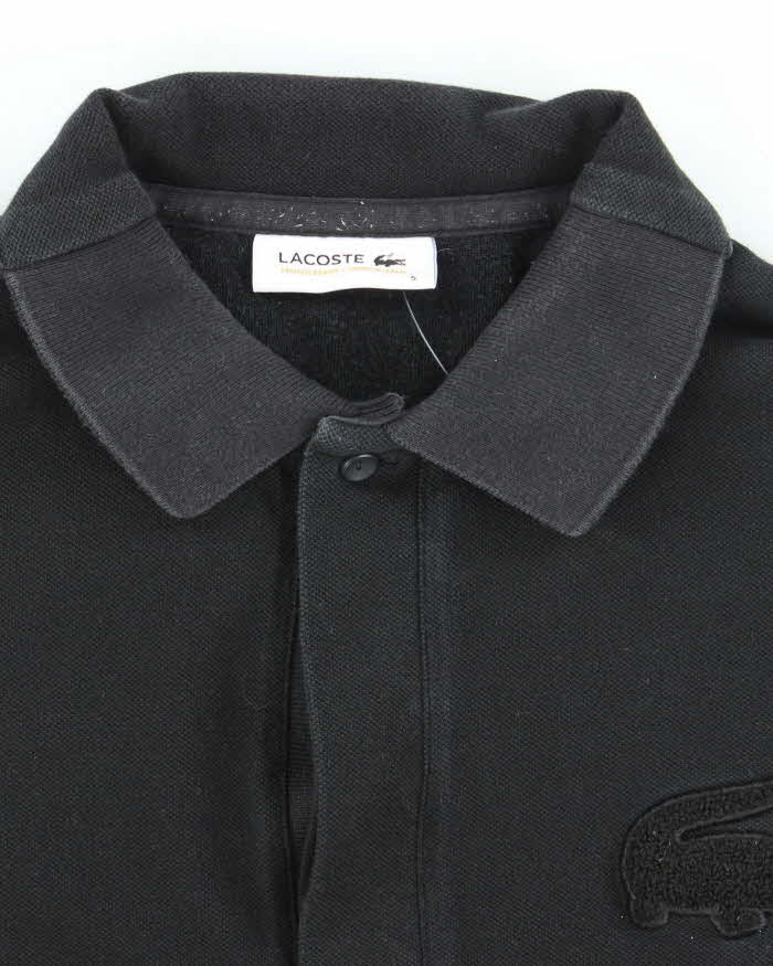Vintage Lacoste Big Textured Croc Polo Shirt - S