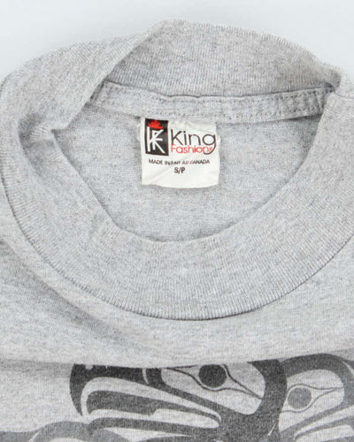 Vintage 2000's Totem Bird Graphic Long-sleeved T-Shirt - S
