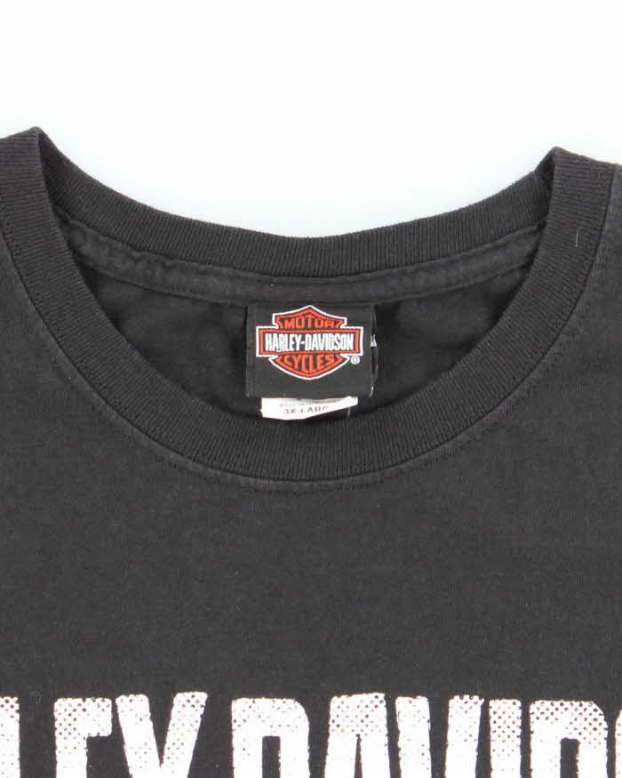 Vintage Y2K Harley Davidson Biker Graphic Sleeveless T-Shirt - XXXL