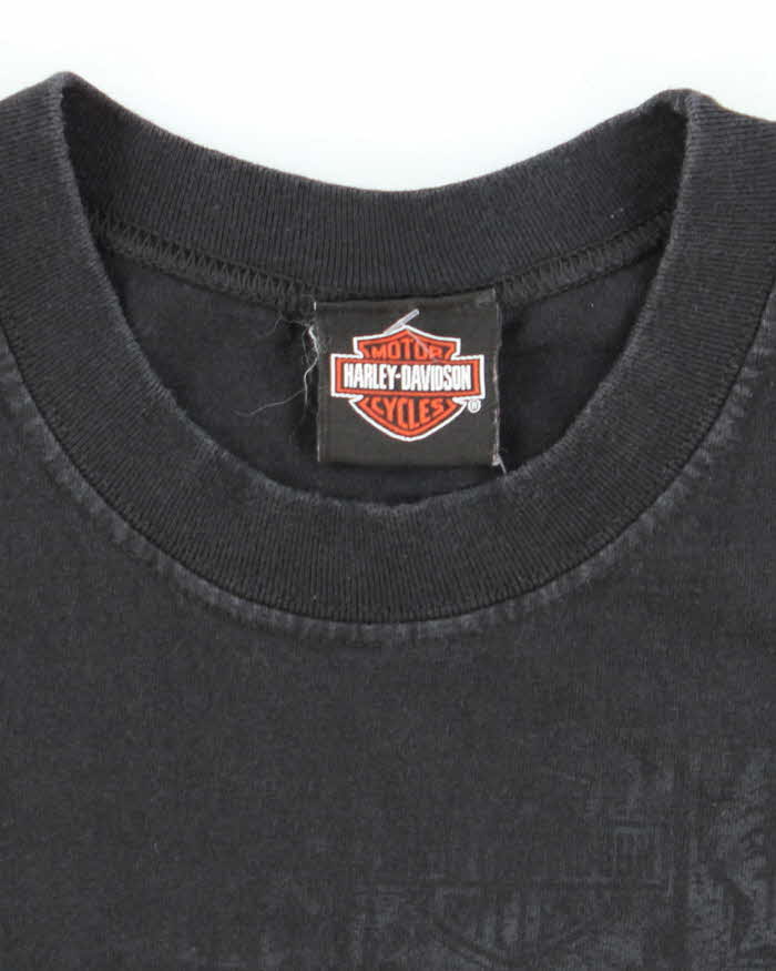 Vintage Y2K Harley Davidson Biker Sleeveless T-Shirt - L