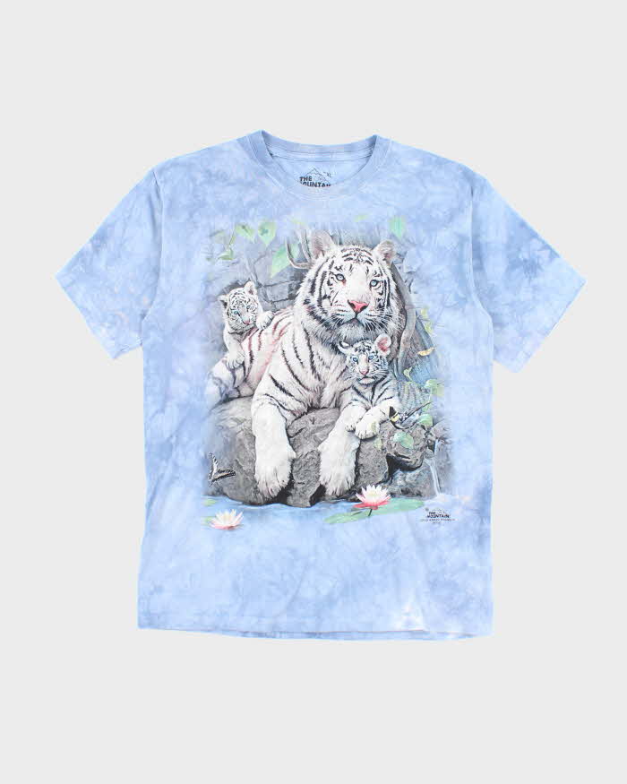 Vintage Y2K The Mountain Tiger Pack Tie-Dye T-Shirt - XL