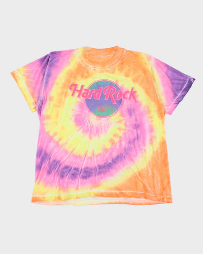Vintage 90's Hard Rock Cafe Vallarta Tie-Dye T-Shirt - L