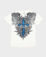 Vintage Y2K Gothic Style Graphic T-Shirt - S
