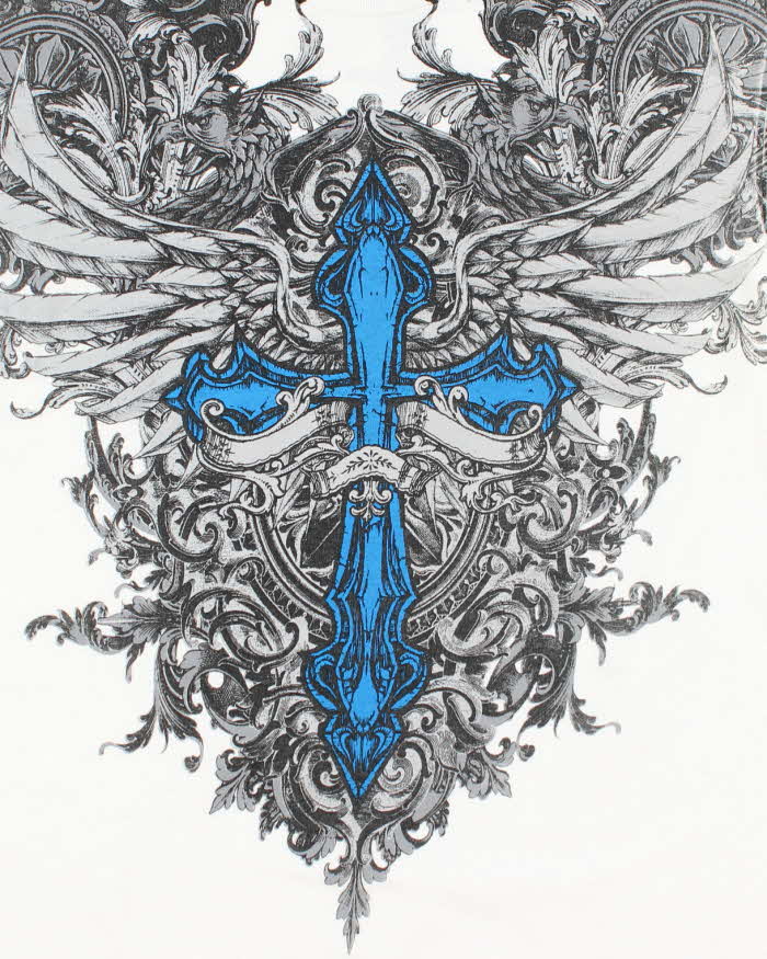 Vintage Y2K Gothic Style Graphic T-Shirt - S