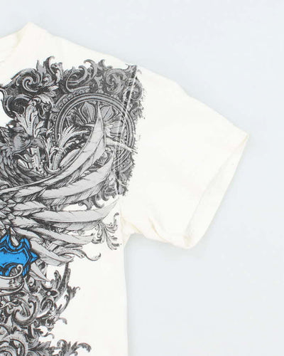 Vintage Y2K Gothic Style Graphic T-Shirt - S