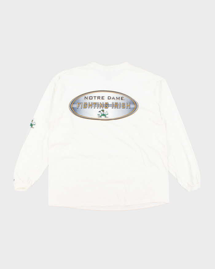 Vintage 2000's Adidas Notre Dame Fighting Irish Long-sleeved T-Shirt - XL