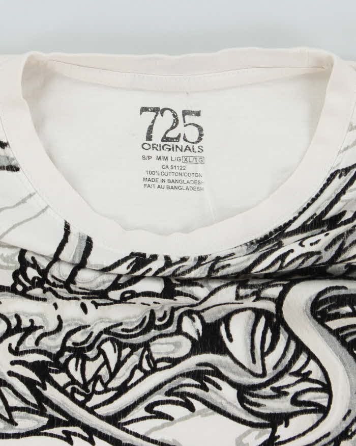 Vintage Y2K Big Dragon Graphic T-Shirt - XL