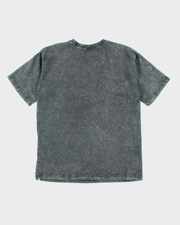 Off White Main Label Marble Overdyed Wash Graphic T-Shirt - XL