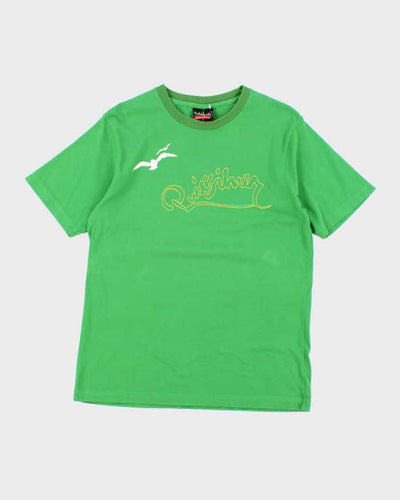 Vintage 2000's Quiksilver Embroidered Logo T-Shirt - L