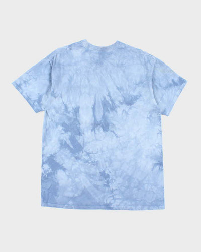 Vintage 2000's The Mountain Tie-Dye Wolf & Dragon Graphic T-Shirt - L