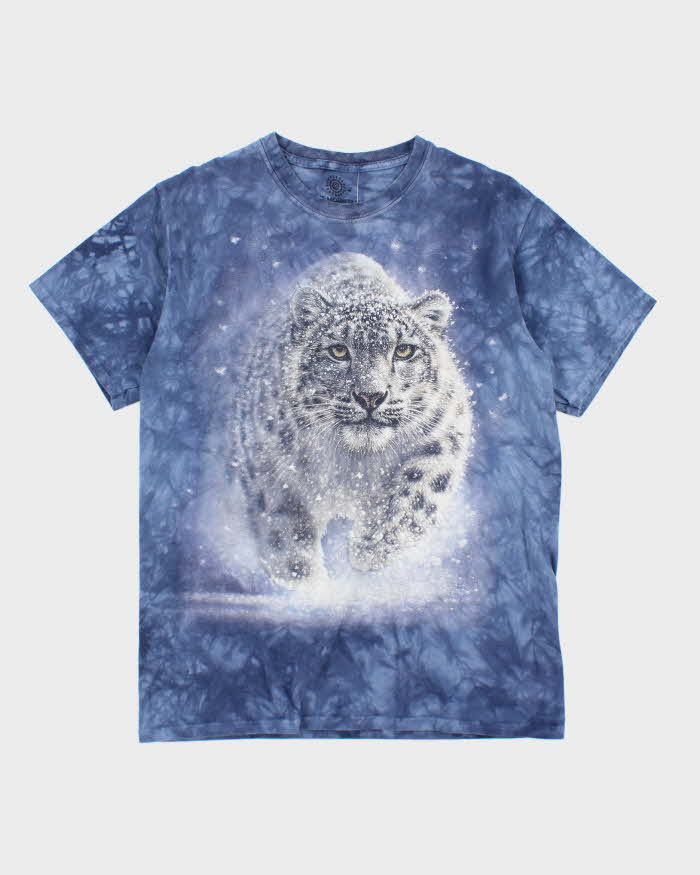 Vintage 2000's The Mountain Snow Leopard Graphic T-Shirt - M