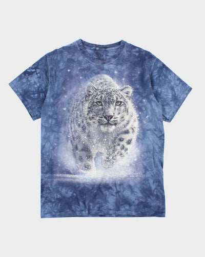 Vintage 2000's The Mountain Snow Leopard Graphic T-Shirt - M