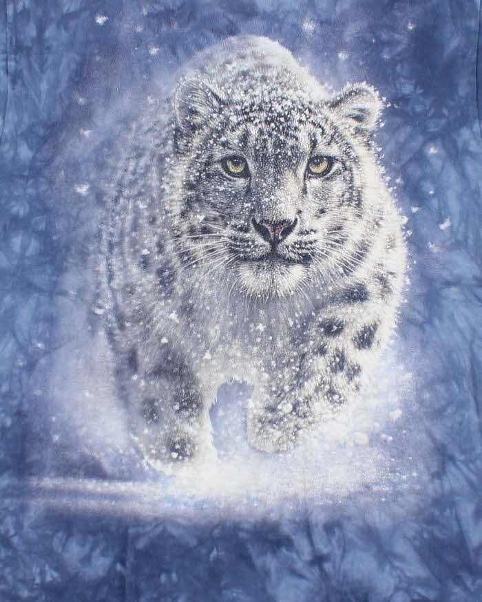 Vintage 2000's The Mountain Snow Leopard Graphic T-Shirt - M