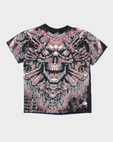 Vintage Y2K Death Clutch Gothic Style All Over Print T-Shirt - M
