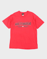 Vintage 2000's Harley Davidson Spell Out Graphic T-Shirt - XL