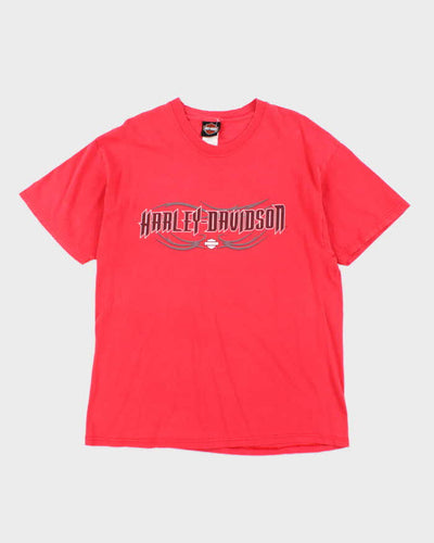 Vintage 2000's Harley Davidson Spell Out Graphic T-Shirt - XL