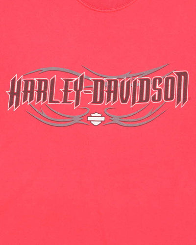 Vintage 2000's Harley Davidson Spell Out Graphic T-Shirt - XL
