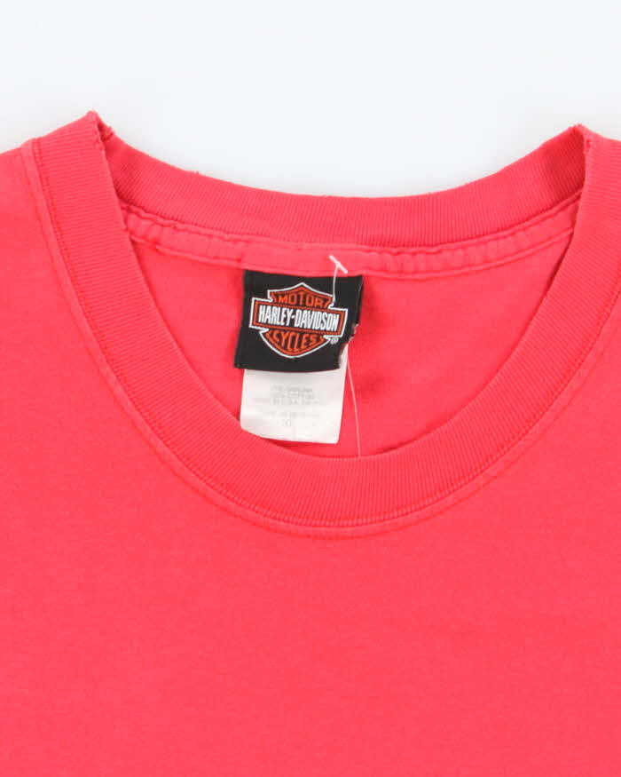 Vintage 2000's Harley Davidson Spell Out Graphic T-Shirt - XL